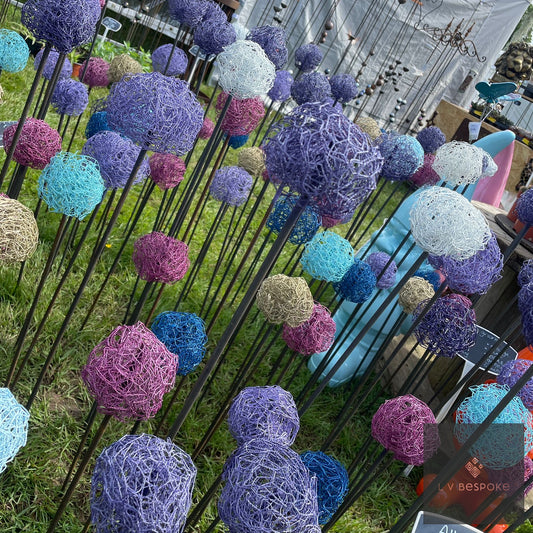 Handmade Bespoke Allium Heads available in a range of colours