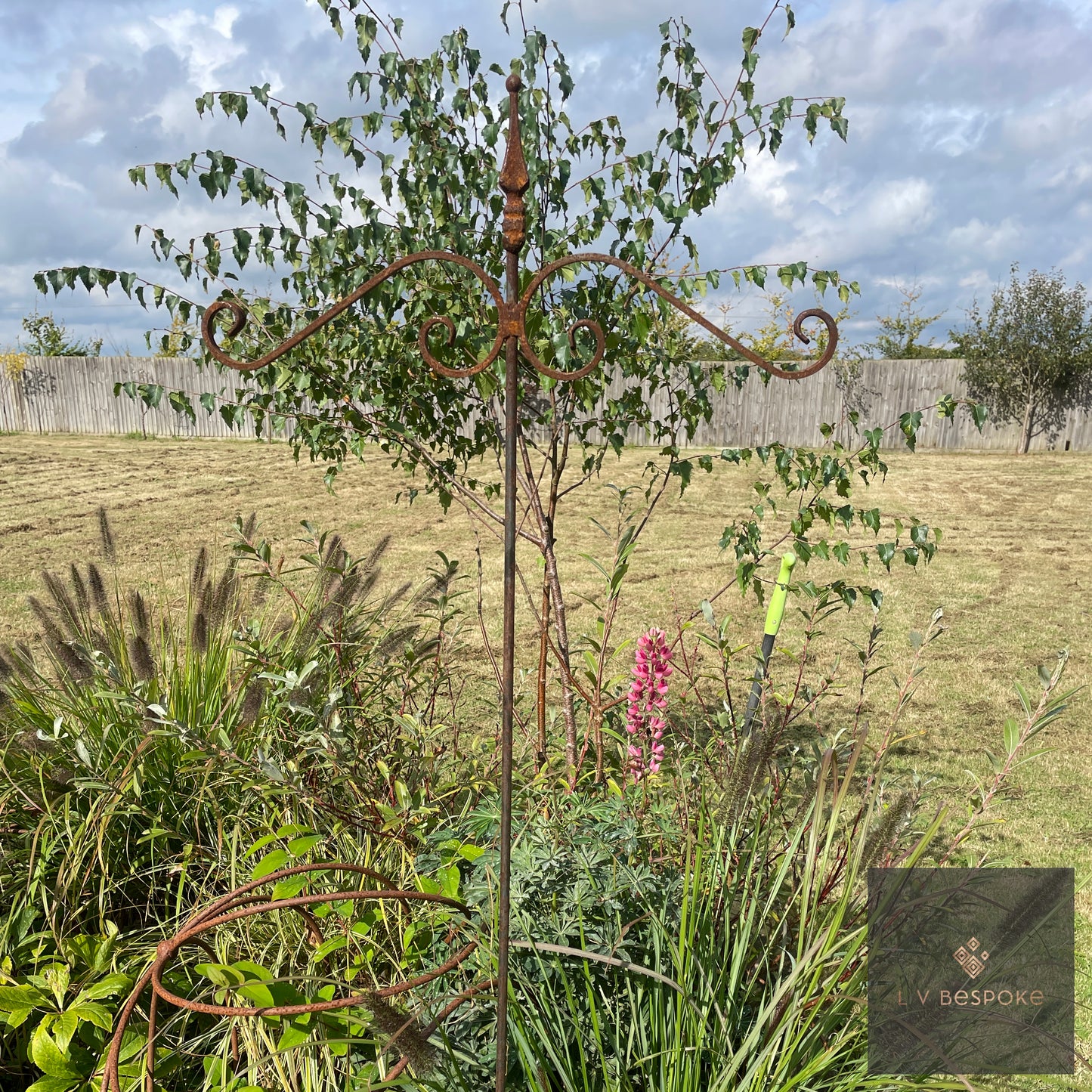 Bird Feeding Stake - Large, 2 arms.