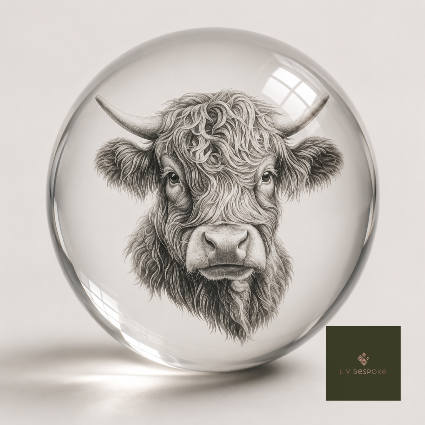 Stunning 3D Crystal Orb Decorative Garden Stake | Available in a number of designs.