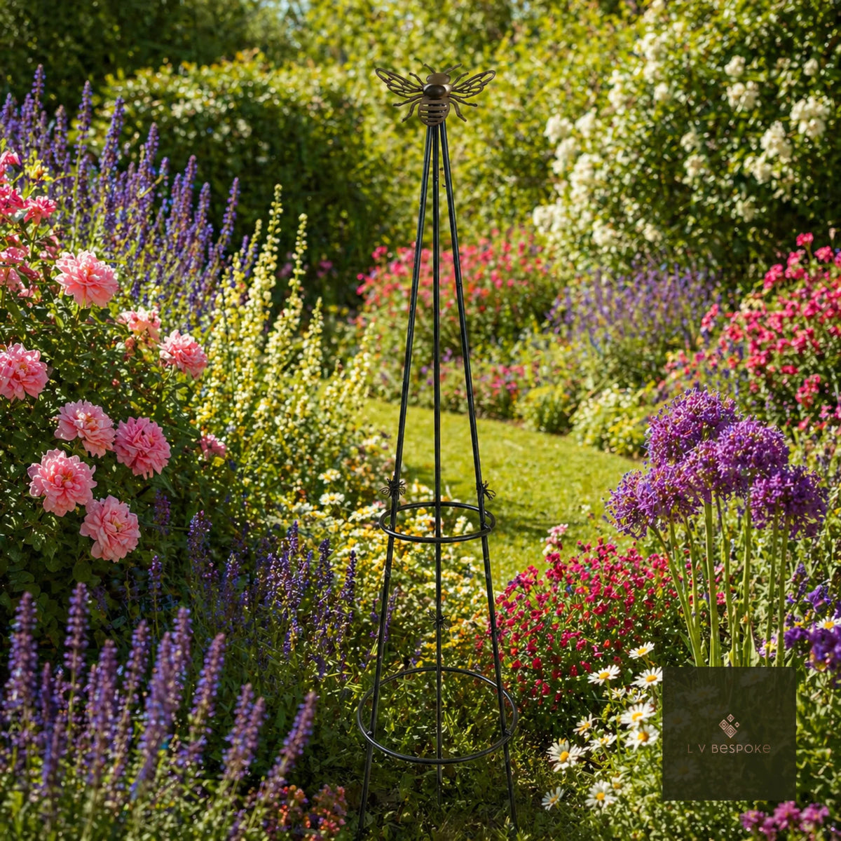 Wildlife Garden Obelisk, Bee design