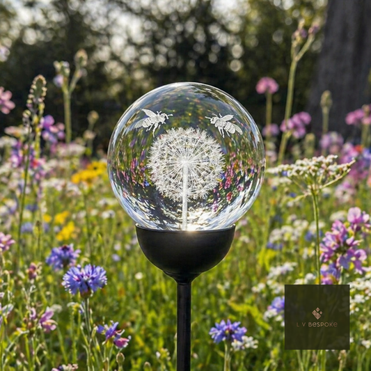 Bee & Allium Crystal Orb | NGS Collection