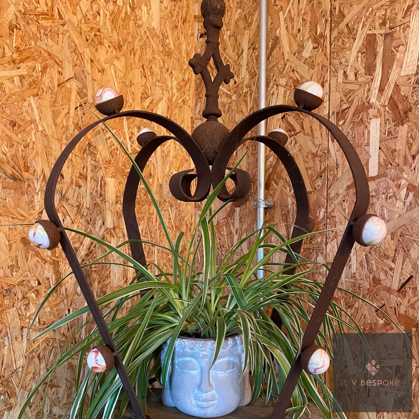 Bespoke Marble & Steel Crown, various finishes to choose from.