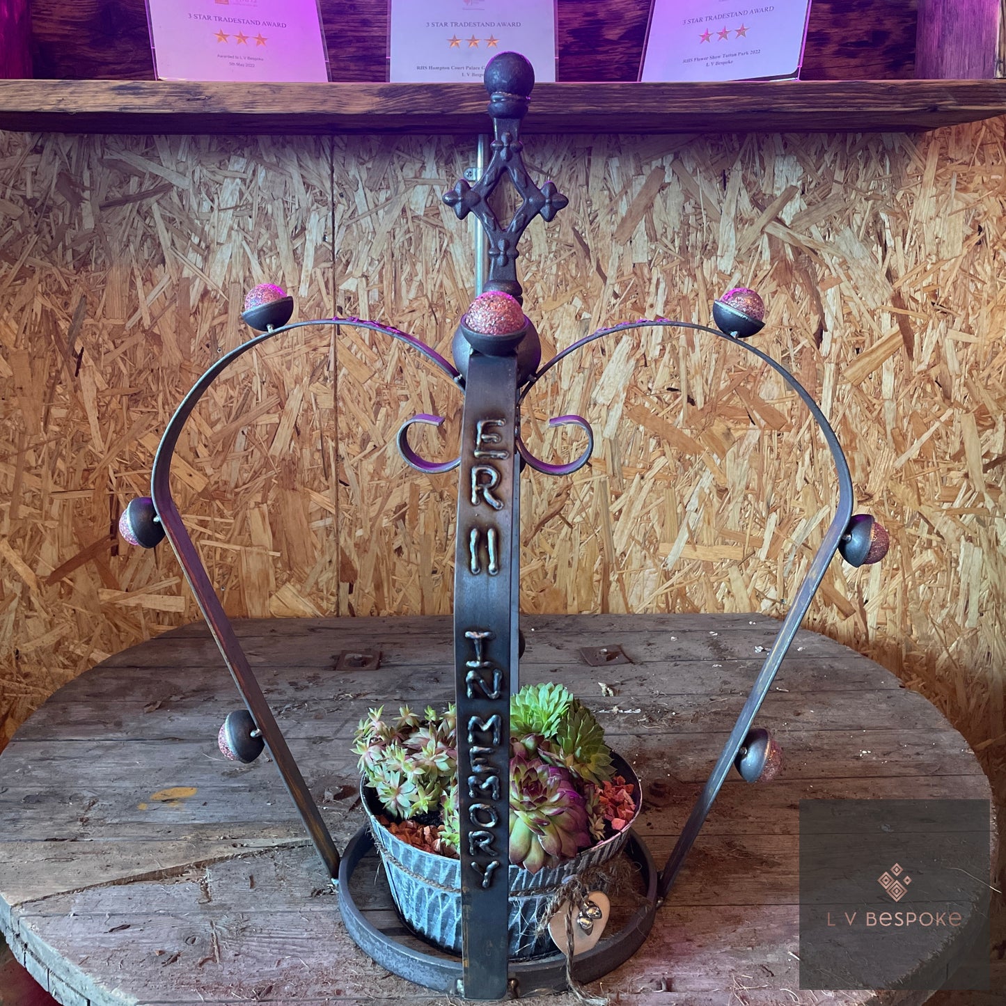 Bespoke Marble & Steel Crown, various finishes to choose from.