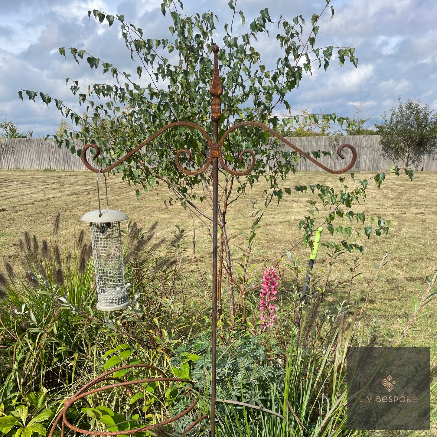 Bird Feeding Stake - Large, 2 arms.