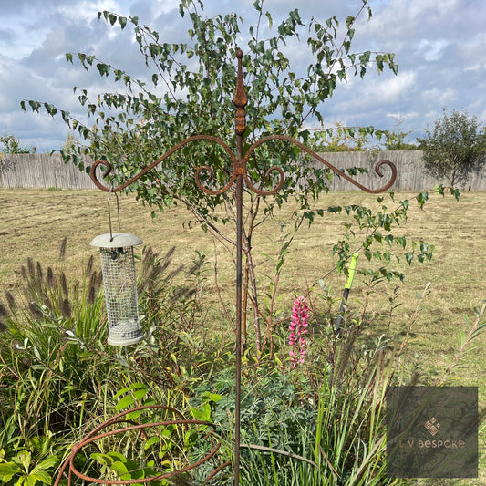 Bird Feeding Stake - Large, 2 arms.