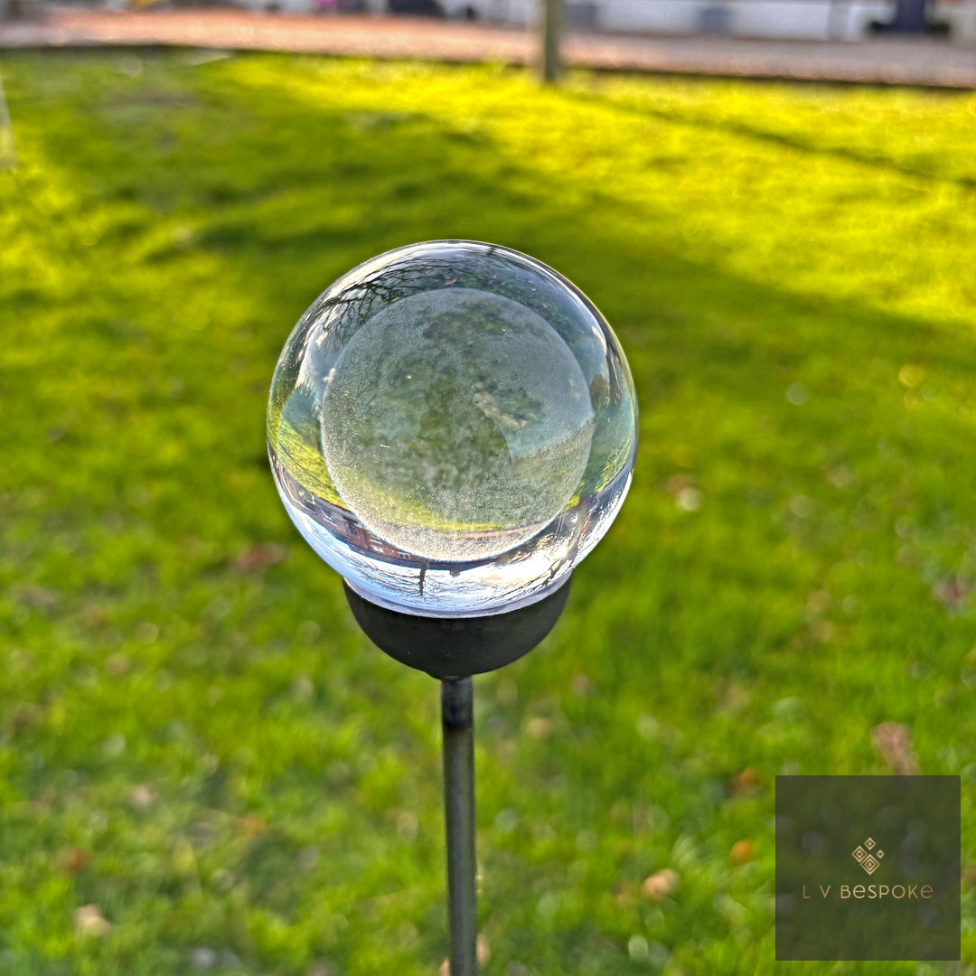 Stunning 3D Orb Decorative Garden Stake - Available in a number of designs.