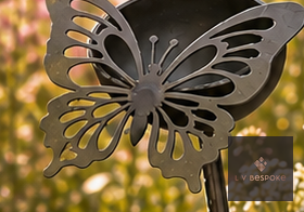 Cuppy Water and Seed Holder, Butterfly design