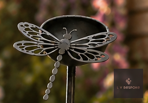 Cuppy Water and Seed Holder, Dragonfly design