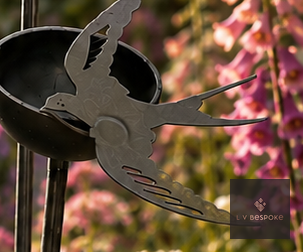 Cuppy Water and Seed Holder, Swallow design