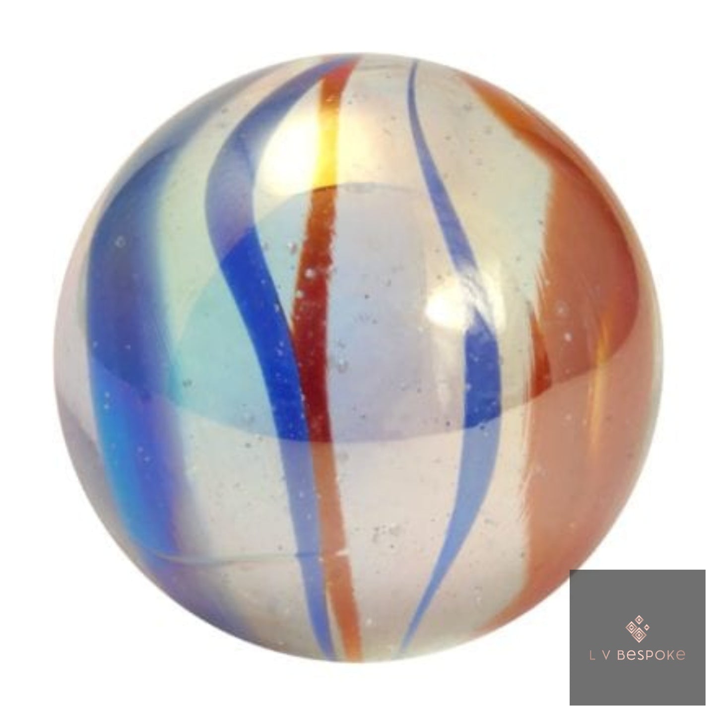 Colourful marbles Cluster of 5 - add a pop of colour to your garden!