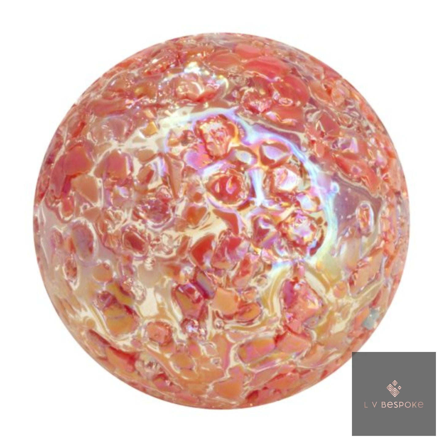 Cluster of 5 feature glass piece / garden feature. Choice of finishes.