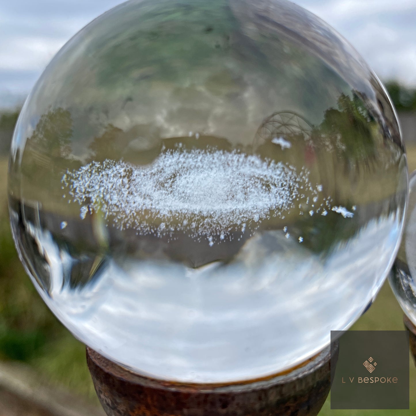 Stunning 3D Orb Decorative Garden Stake - Available in a number of designs.