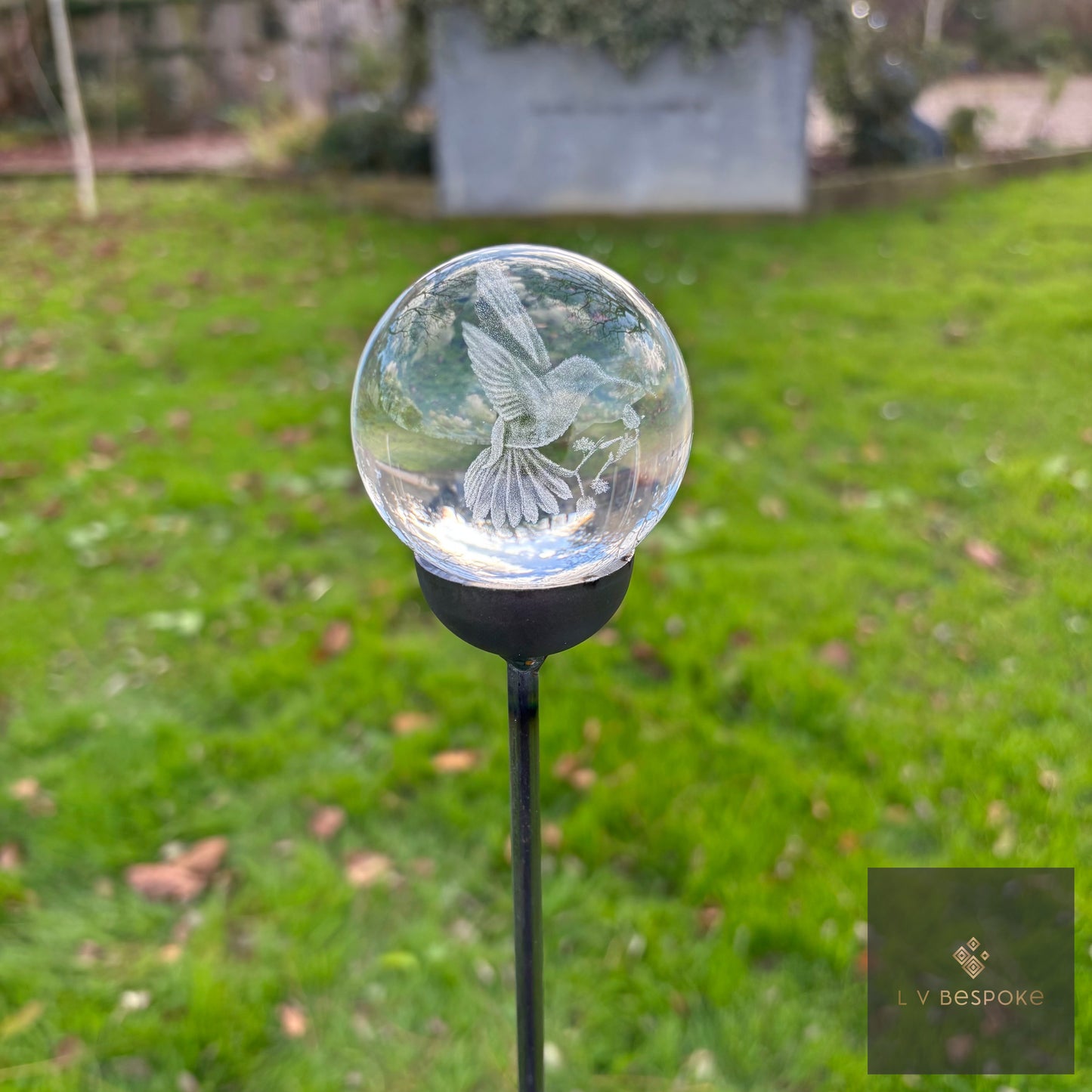 Stunning 3D Orb Decorative Garden Stake - Available in a number of designs.