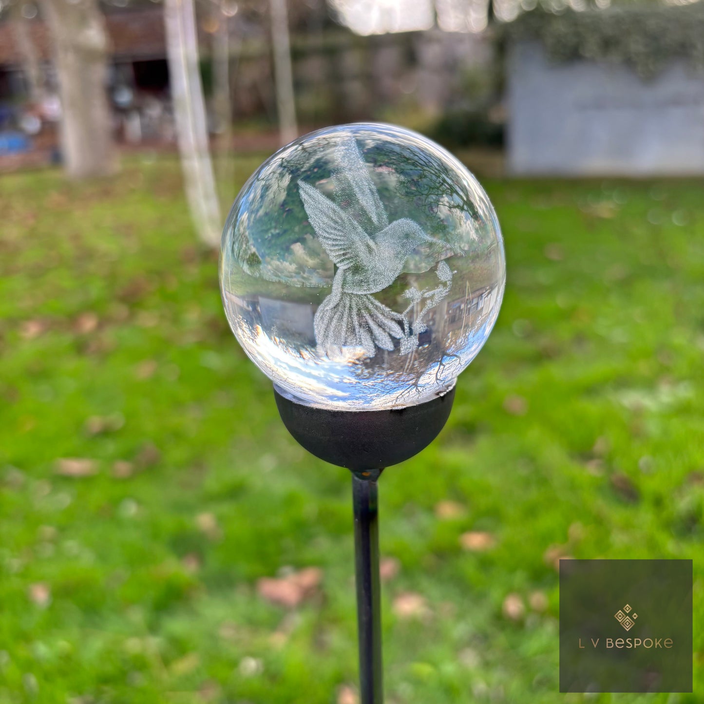Stunning 3D Orb Decorative Garden Stake - Available in a number of designs.