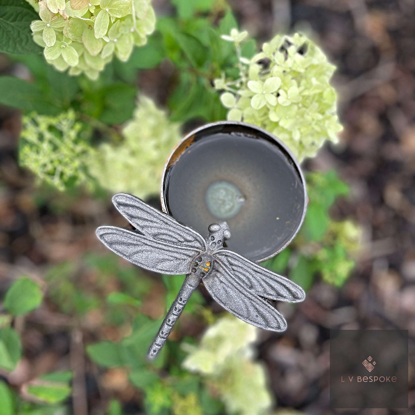 Decorative Bee Drinker / Cuppy for water or seed.