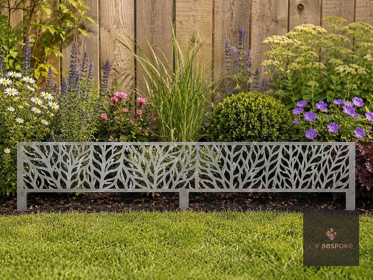 Leaf Border Edging Panel, Leaf Spray design