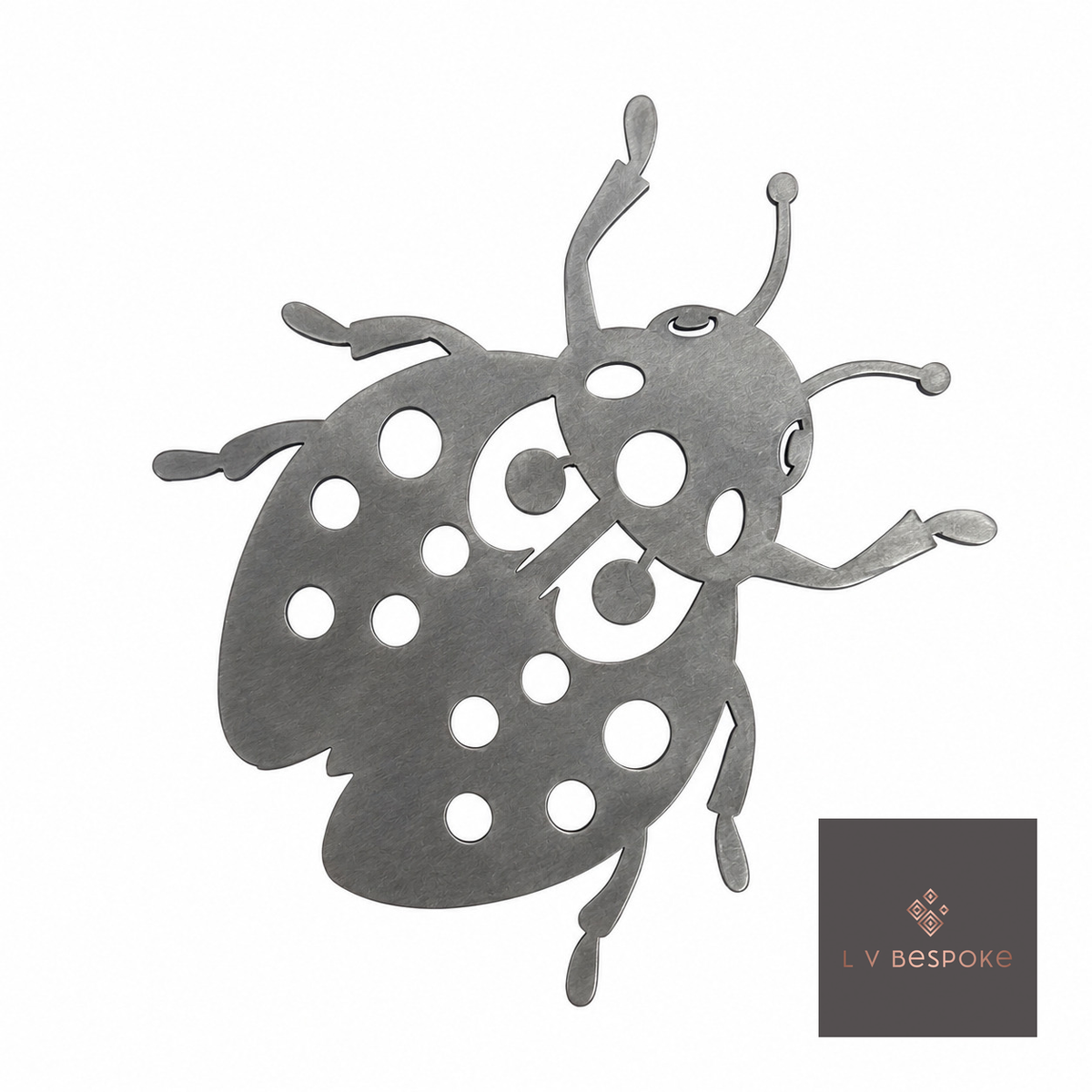 Bird and Insect Garden Stake, Ladybird design