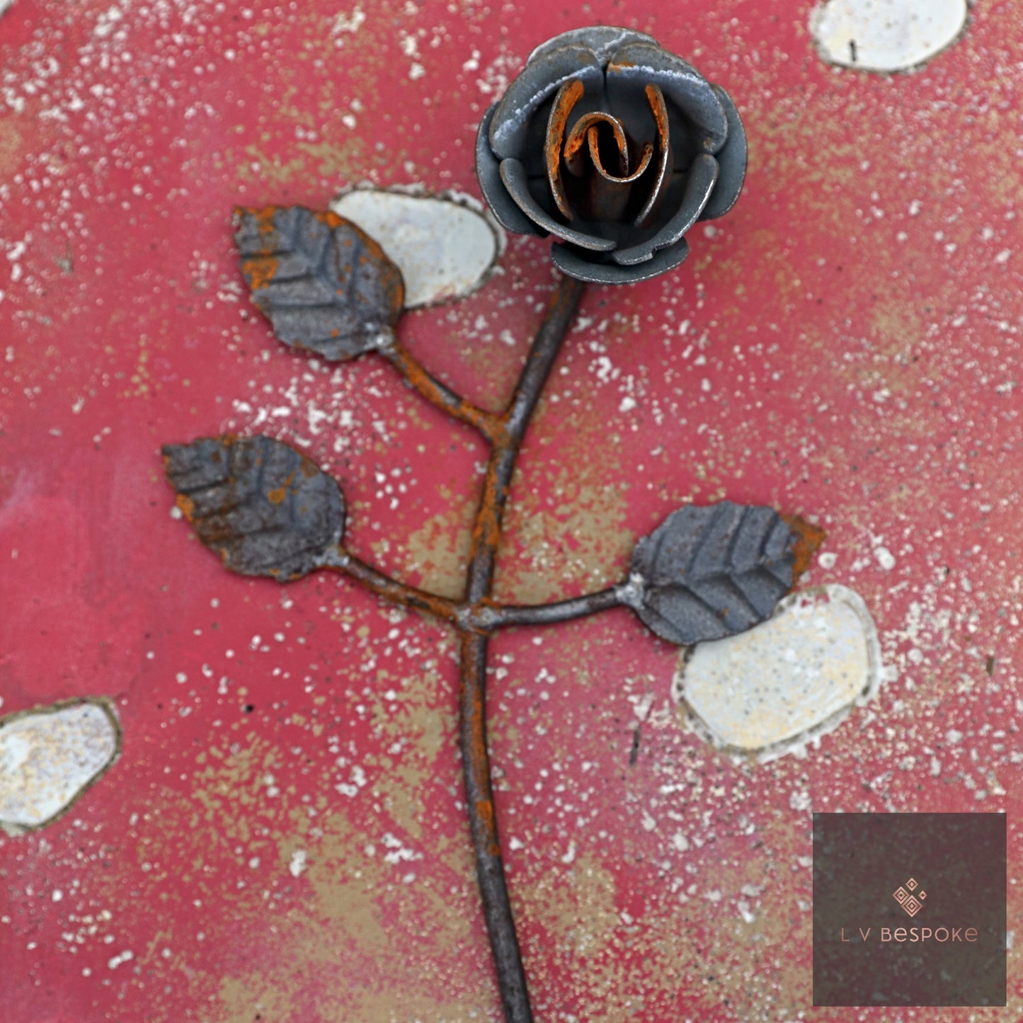 Mixed Floral Metal Garden Stakes, Short.