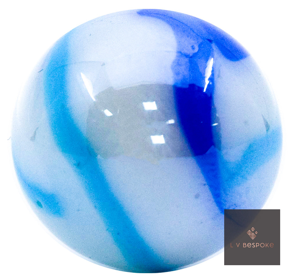 Jellyfish glass marble