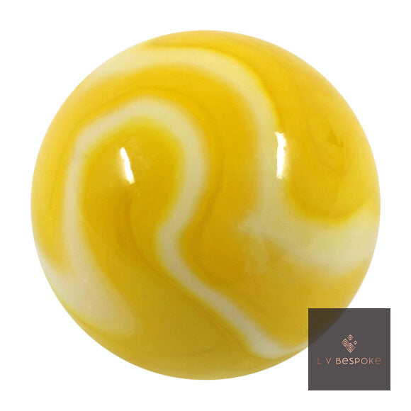 Lemon Sorbet glass marble