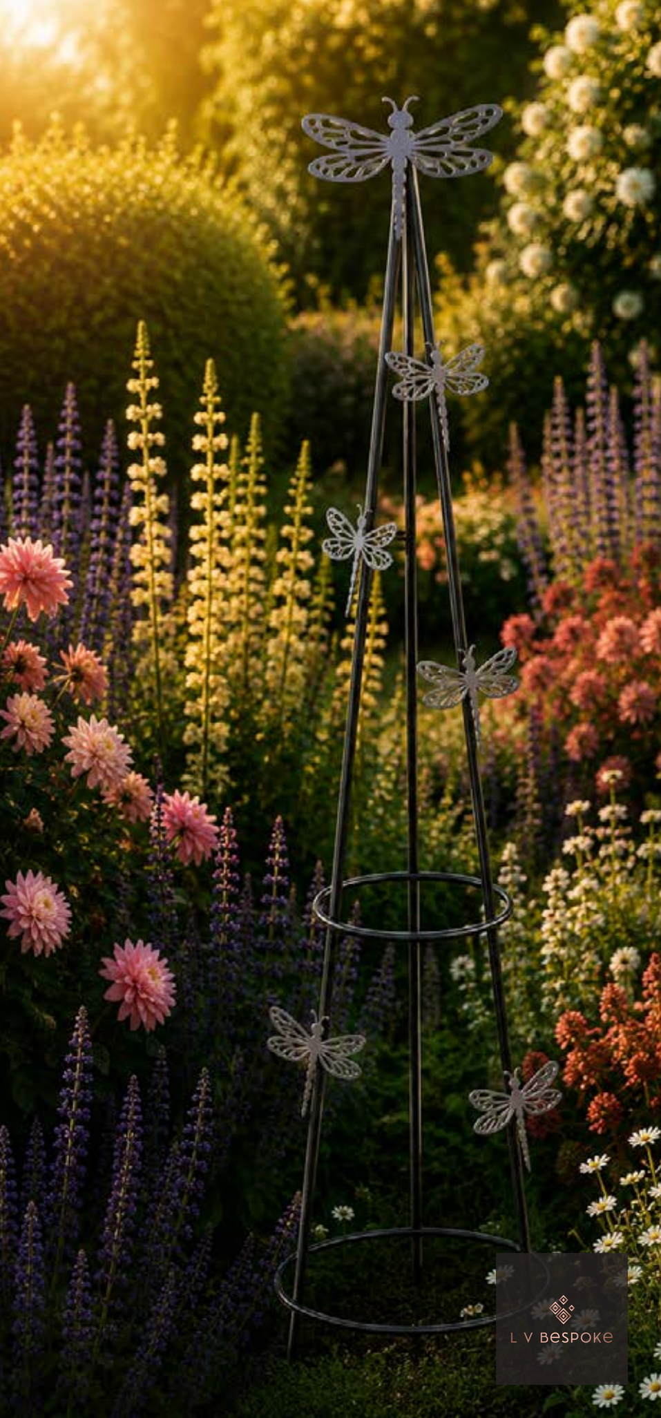 Wildlife Garden Obelisk, Dragonfly design